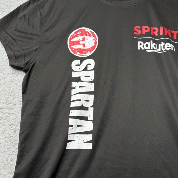 Spartan Finisher Shirt Women's 2XL Black Graphic Short Sleeve Active Athletic - Picture 9 of 10